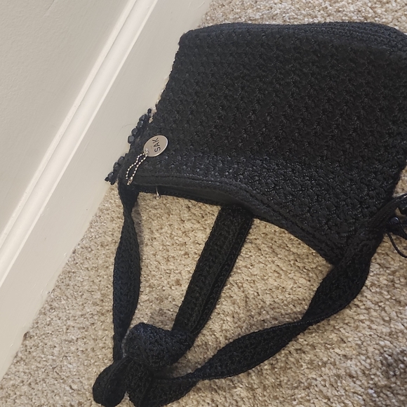 The Sak Black Crochet Crossbody Bag - Picture 7 of 15
